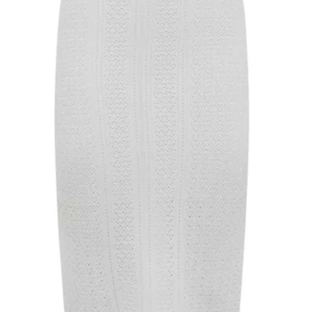 Reiss Judy Crochet Skirt in Ivory